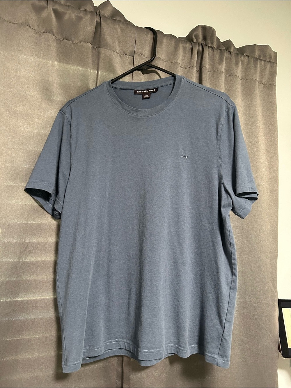 Michael Kors Men’s Crew Neck T-Shirt in Slate Blue